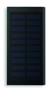 GiftRetail MO9051 - SOLAR POWERFLAT Solcells power bank 8000 mAh Black