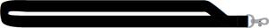 GiftRetail MO9058 - SIMPLE LANY Logoband black