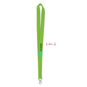 GiftRetail MO9058 - SIMPLE LANY Logoband Lime