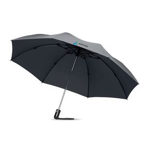 GiftRetail MO9092 - DUNDEE FOLDABLE Paraply ihopfällbart 23 tum Grey
