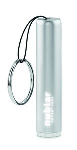 GiftRetail MO9469 - SANLIGHT Nyckelrings lampa Silver