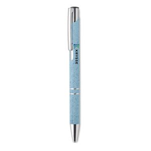 GiftRetail MO9762 - BERN PECAS Penna i vetehalm/ABS Blue