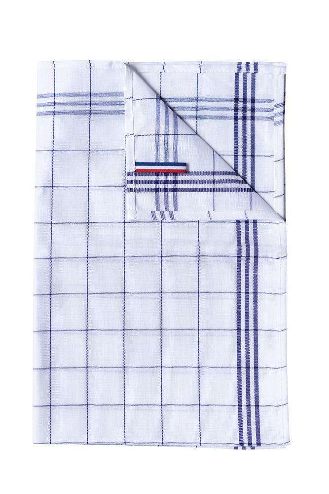 Kariban K136 - Checked glass towel - "Origine France Garantie"