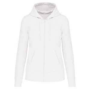 Kariban K4031 - Ladies eco-friendly zip-through hoodie