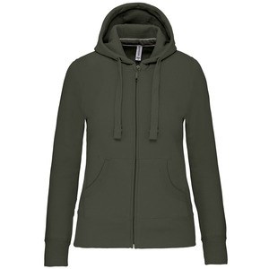 Kariban K464 - Ladies hooded full zip sweatshirt