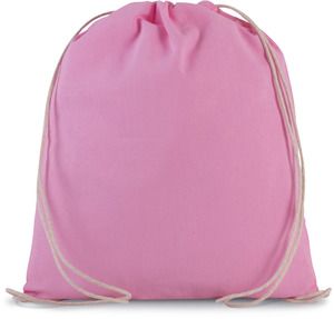 Kimood KI0147 - ORGANIC COTTON SMALL DRAWSTRING BAG Dark Pink