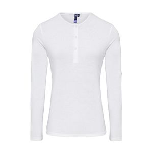 Premier PR318 - Long John T-shirt dam White