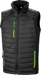 Result R238X - BLACK COMPASS PADDED SOFT SHELL GILET