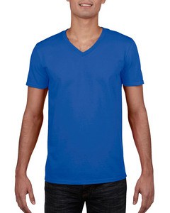 GILDAN GIL64V00 - T-shirt V-Neck SoftStyle SS for him Royal Blue