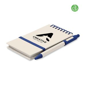 GiftRetail MO6837 - MITO SET A6 anteckningsbok i kartong Blue