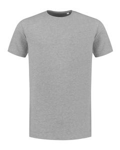 Lemon & Soda LEM1130 - Elastan T-shirt med rund hals Grey H-extra longer length
