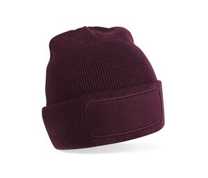 Beechfield BF445 - Mössa i fleecefoder Burgundy