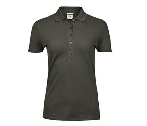 Tee Jays TJ145 - Stretch pikétröja för kvinnor Deep Green