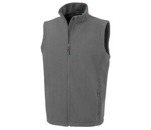 Result RS902M - Softshell-bodywarmer för herrar i återvunnen polyester Workguard Grey