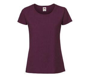 FRUIT OF THE LOOM SC200L - Ladies' T-shirt Burgundy