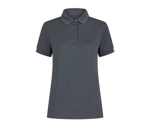 HENBURY HY466 - LADIES' RECYCLED POLYESTER POLO SHIRT Charcoal