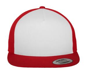 Classics 6006W - Classic Trucker Cap Red/White/Red