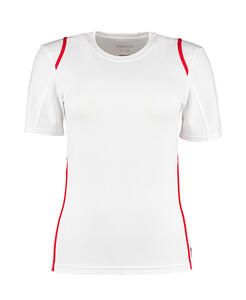 Gamegear KK966 - Women's Regular Fit Cooltex® Contrast Tee White/Red