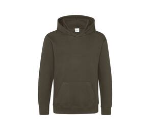 AWDIS JUST HOODS JH01J - Huvtröja för barn Olive Green