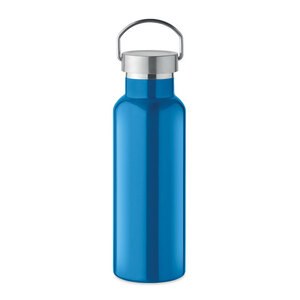 GiftRetail MO2107 - FLORENCE Flaska med dubbel vägg 500ml Turquoise