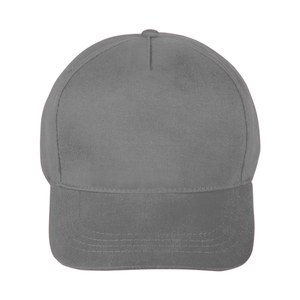 EgotierPro 39090 - Borstad Bomullscap 5-Panel med Kardborre FIRST-CLASS