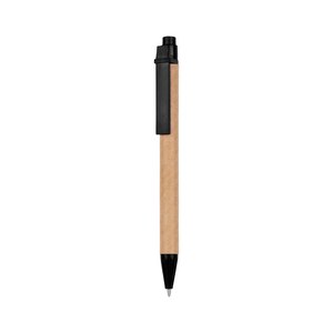 EgotierPro 50017 - Penna med kropp av kartong och delar av PP och vetefiber LUND Black