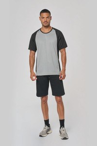 Proact PA467 - Unisex tvåfärgad sport kortärmad T-shirt