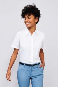 SOLS 16030 - Oxfordskjorta för kvinnor, korta ärmar Elite