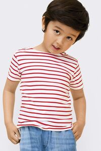 SOLS 01400 - Barn med rund hals och randig T-shirt Miles