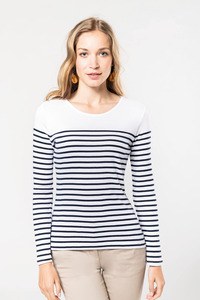 Kariban K386 - Långärmad sjömansskjorta för kvinnor