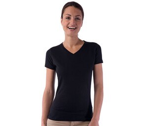 Sans Étiquette SE634 - T-shirt med V-ringning för kvinnor