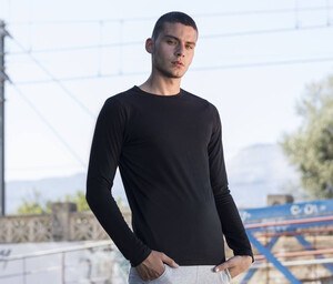 SF Men SF124 - Långärmad stretch-T-shirt för män