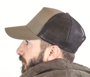 Atlantis AT085 - 5 panel bomull Trucker Cap