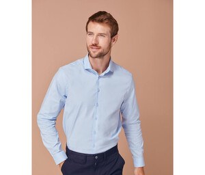 Henbury HY532 - Långärmad stretchskjorta för män