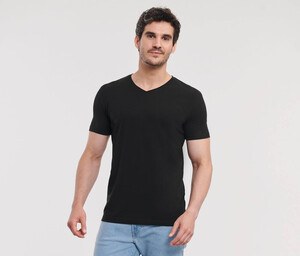 Russell RU103M - Ekologisk T-shirt med V-ringning för män