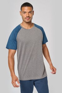 Proact PA4010 - Vuxens tvåfärgad sport kortärmad triblend-T-shirt