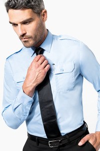 Kariban K505 - Långärmad pilotskjorta för män