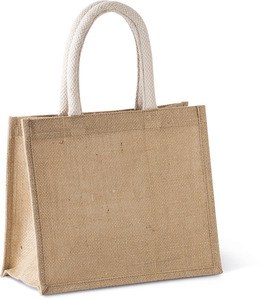 Kimood KI0273 - Burlap Tote Bag-Medium modell