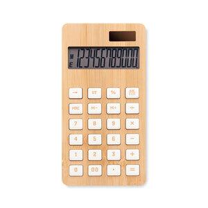 GiftRetail MO6216 - CALCUBIM 12-siffrig bambu miniräknare