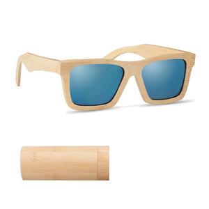 GiftRetail MO6454 - WANAKA Solglasögon och fodral i bambu