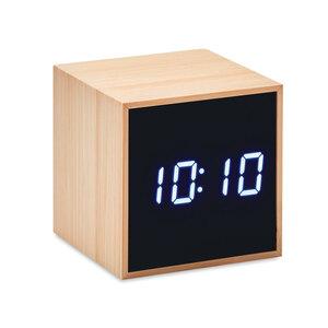 GiftRetail MO9922 - MARA CLOCK Väckarklocka i Bambu