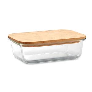 GiftRetail MO9962 - TUNDRA LUNCHBOX Lunchbox i glas/bambu