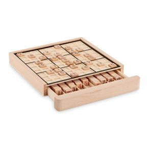 GiftRetail MO6793 - SUDOKU Sudoku-brädspel i trä