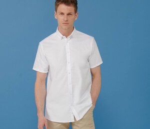 HENBURY HY517R - MEN’S MODERN S/S OXFORD SHIRT – REGULAR FIT