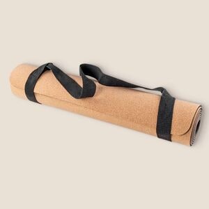 EgotierPro 50652 - Yogamatta i kork med handtag, 60x183 cm SHIVA